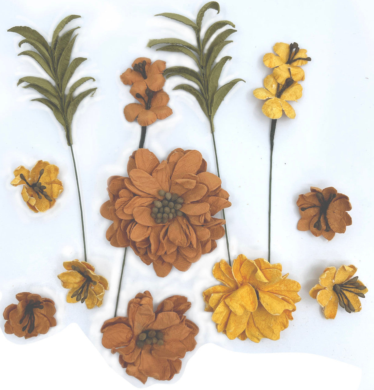 49 and Market Rustic Bouquet Flowers - Marigold